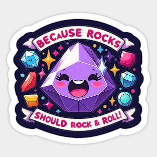 rock & roll Sticker